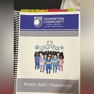Johnston community college Nurse Aide 1 Handbook